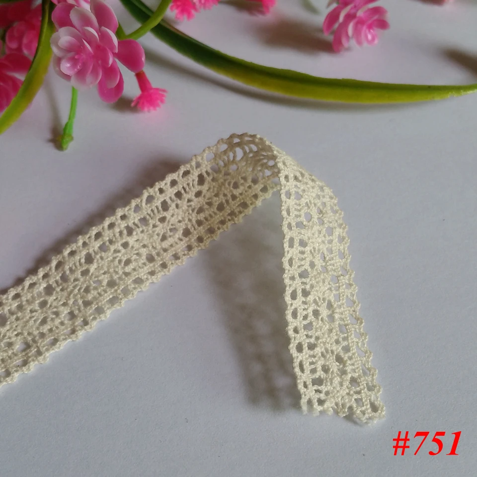

20mm Beautiful 12 yards Embroidered Net Lace Trim Garment ribbon headband wedding party decoration DIY Accessories NO751