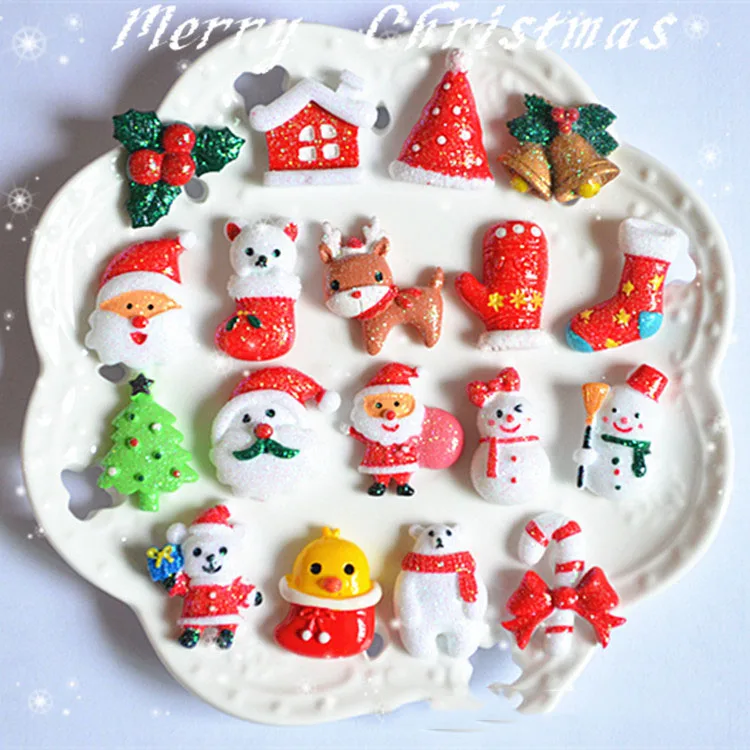 100pcs/lot resin flat back Christmas powder father tree snowman mix size Scrapbooking Craft Cabochon For Hair Cellphone 100pcs/lot resin flat back Christmas powder father tree snowman mix size Scrapbooking Craft Cabochon For Hair Cellphone