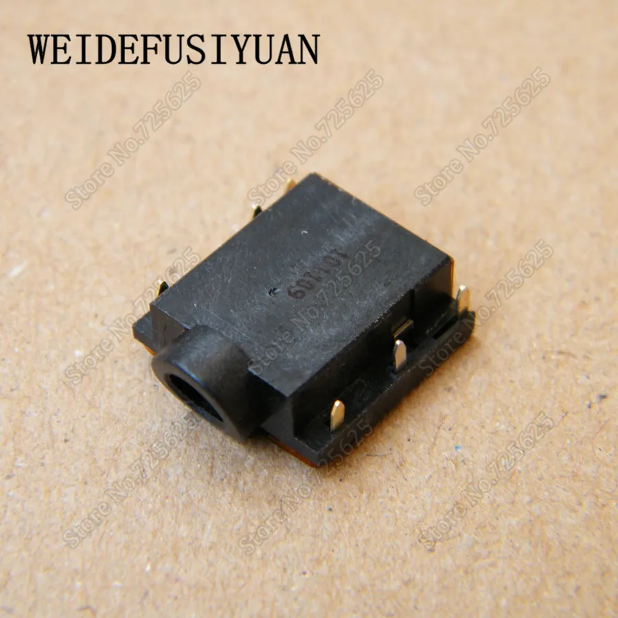 New 3 5mm Audio Headphone Microphone Jack Port Socket 6pin