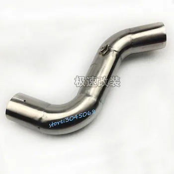 

Swirl Shape 51MM Motorcycle Middle Pipe Of Exhaust Pipe For HONDA CBR1000 CBR1000RR 2008 2009 2010 2011 2012 2013Without Exhau