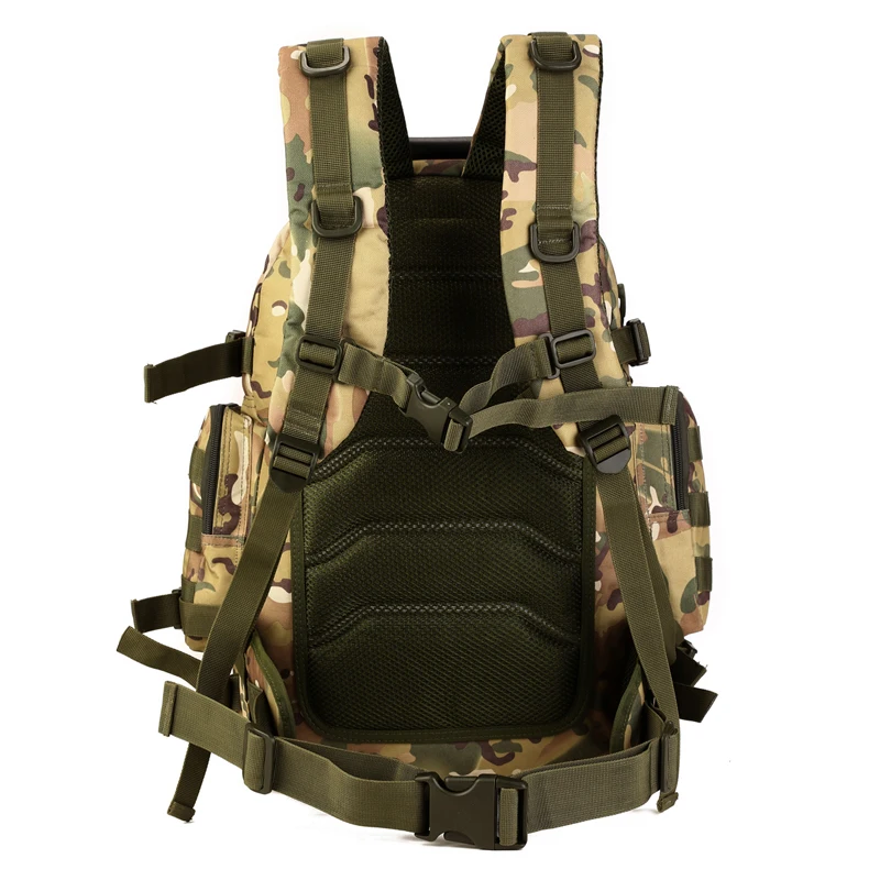 Водонепроницаемый тактический камуфляжный рюкзак 45L для мужчин, для путешествий, спорта на открытом воздухе, военный мужской рюкзак для альпинизма, туризма, альпинизма, кемпинга