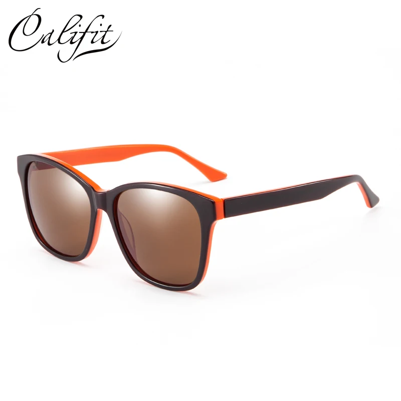 CALIFIT Retro Original Myopia Glasses Women With Prescription Lens