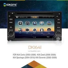For KIA CERATO CEED SPORTAGE SORENTO Car DVD player / GPS Nav / Autoradio with Touch Screen Multimedia bluetooth Steering wheel