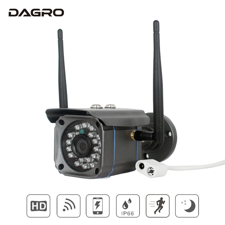 DAGRO Remote Control Home Security System Wireless Outdoor Cctv Cameras Hidden Surveillance Ip Camera Wifi Fisheye Video Kamera