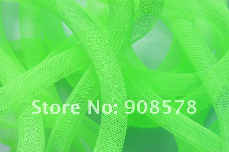 

Green Tubular Crin Large 16mm diameter used to make cyberlox hair extensions 60 yard