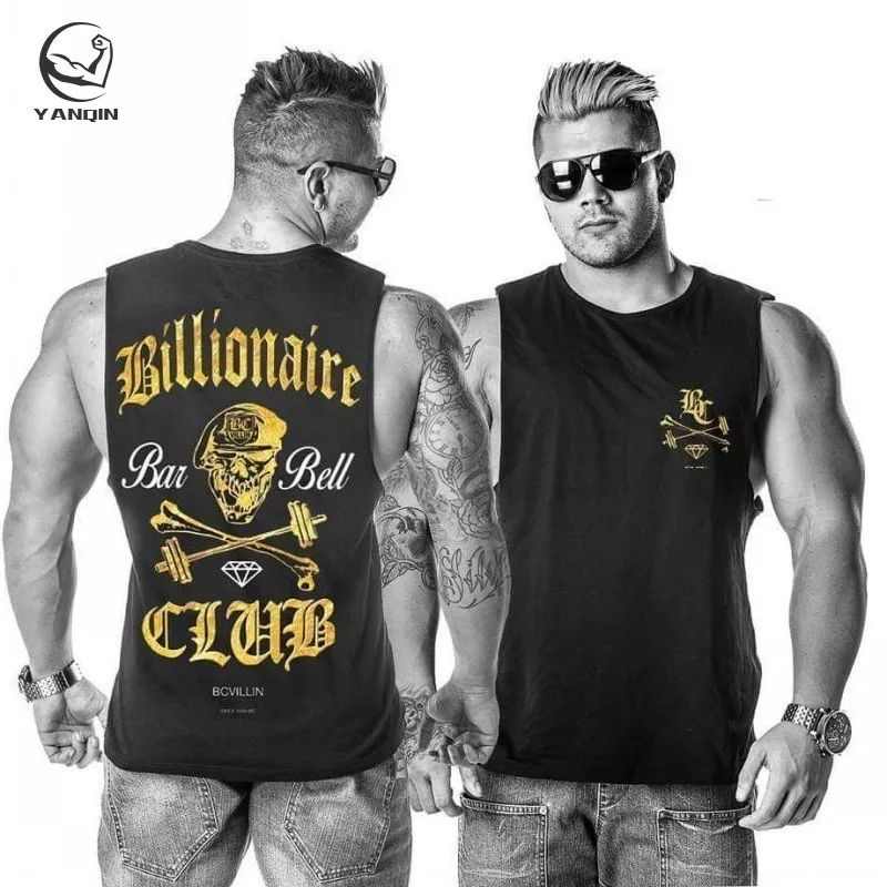 YANQIN Summer Men Clothing Skulls Pirate Print Fashion Fitness T Shirt Bodybuilding Muscle Male Short Sleeve Slim Cotton Tops | Мужская