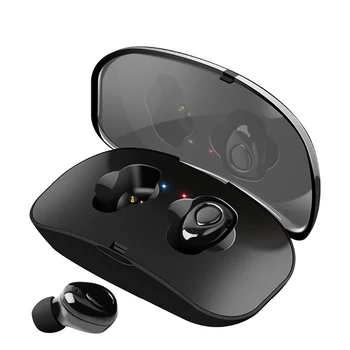

X18s Wireless Headset Hidden Bluetooth 5.0 Earbuds Earpieces Stereo Earphones With Mic Portable Battery Storage Auriculares Mi