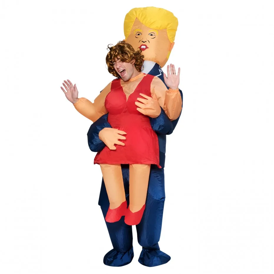 

Trump President Inflatable Costume For Adult Christmas/Halloween/Birthday/Make-up Party Fun Toys Dress Up Cosplay Suits Outfit