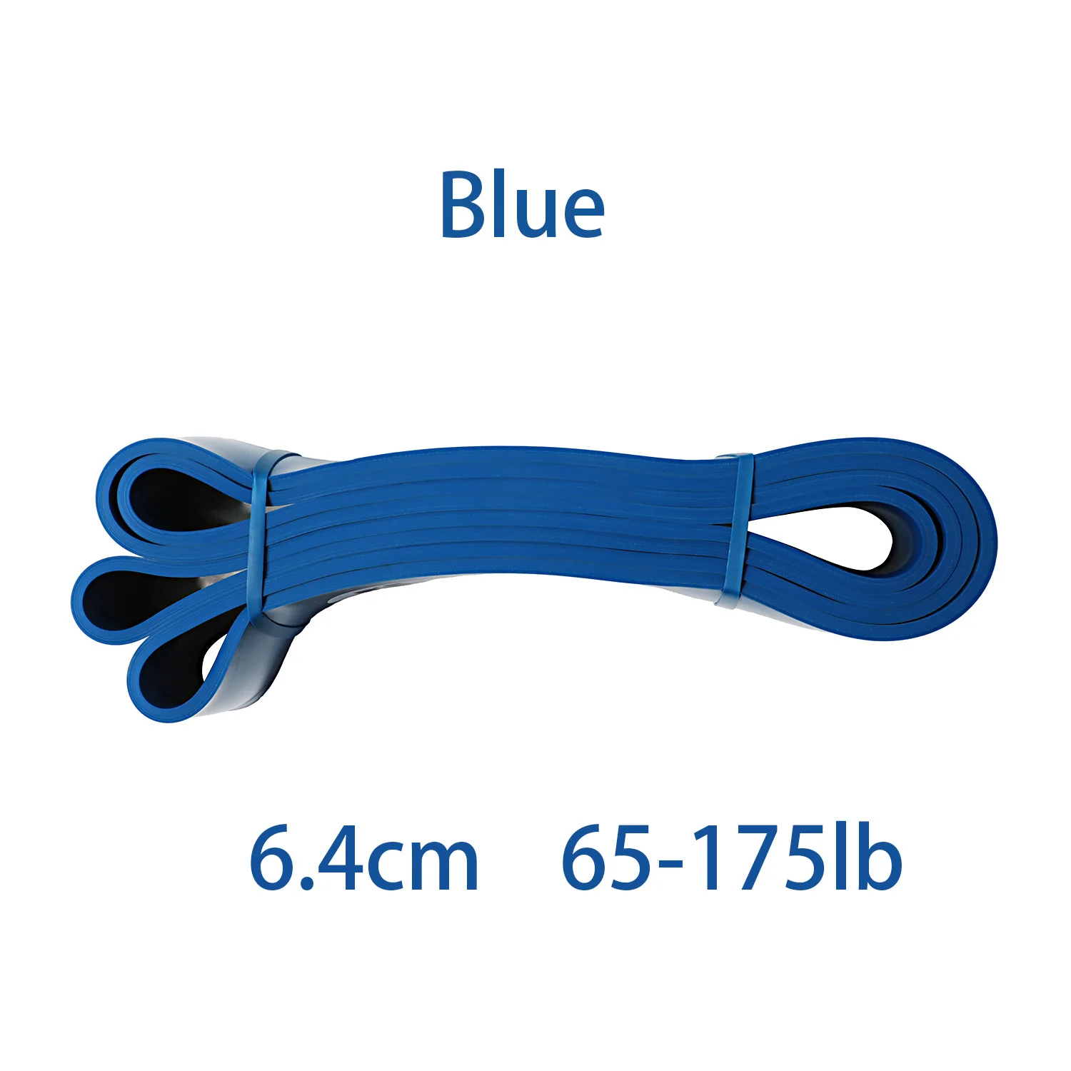 208 см резинки эспандер усиленная тренировка для пауэрлифтинга фитнеса тянущаяся эластичная лента натуральная латексная резина Петля тренажерный зал плюс размер - Цвет: Синий