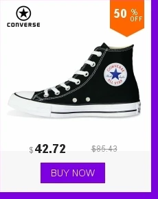 Converse Оригинальные кроссовки в черно-белую полоску Кроссовки парусиновые туфли для мальчиков и девочек высокое Скейтбординг обувь 154118C