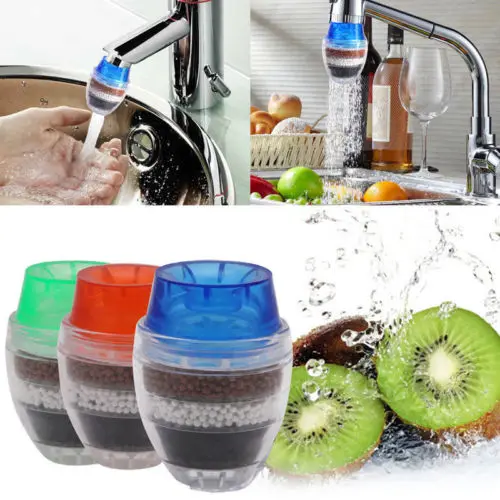 

Faucet Filter Tap Water Clean Purifier Activated Carbon Cartridge Kitchen Tool