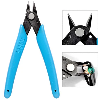 

1PC Nail Polisher Rhinestones Gem Remover Electric Wire Cutting Pliers Cutter Shears Diagonal Side Nippers
