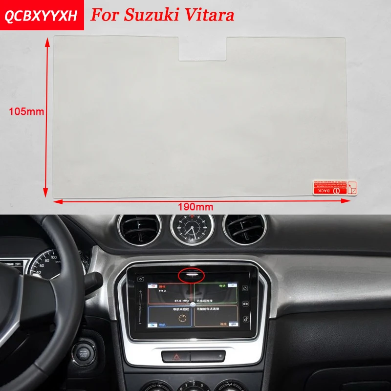 

Car Sticker 9 Inch GPS Navigation Screen Steel Protective Film For Suzuki Vitara 2016-2017 Control of LCD Screen Car Styling