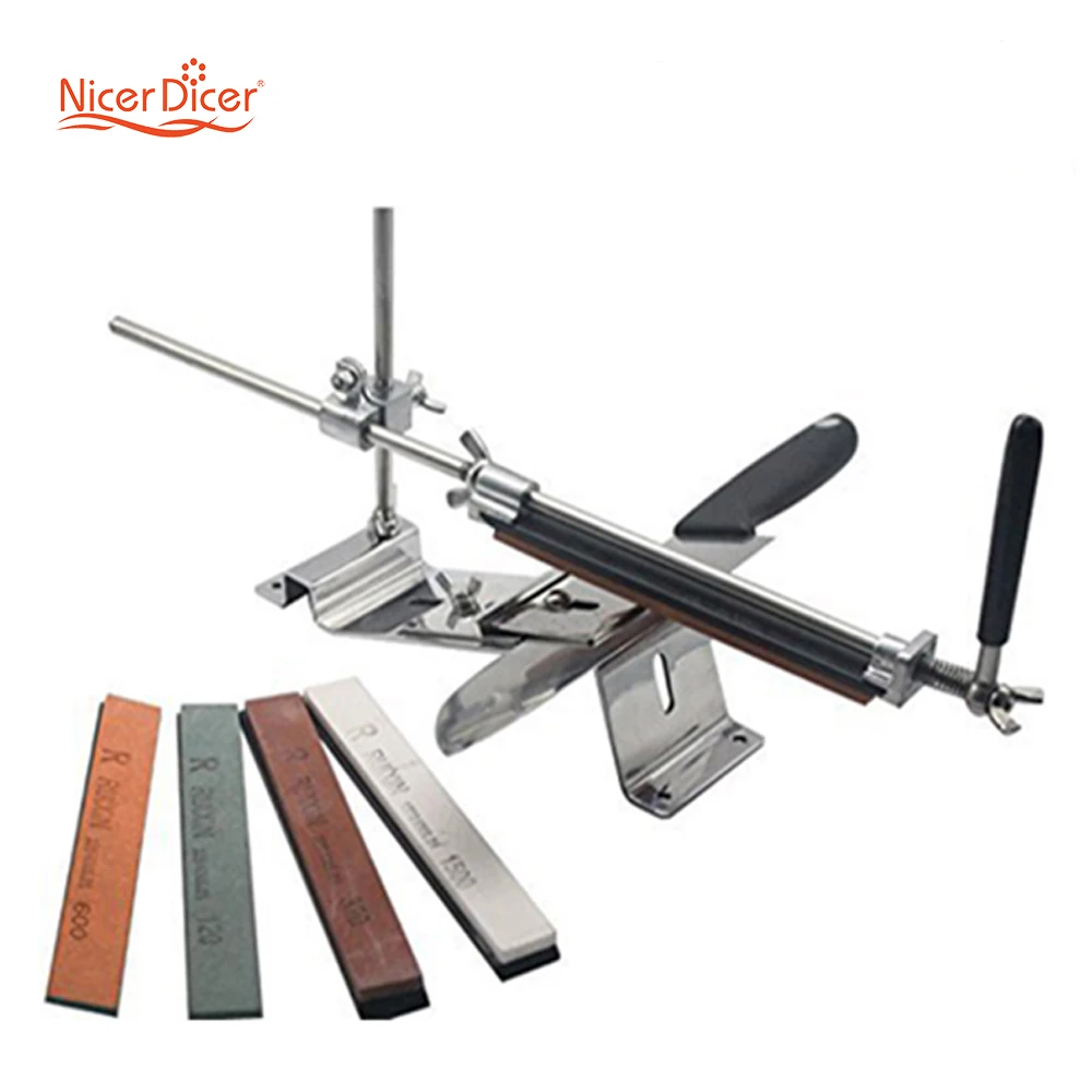 Professional III sharpening system Chef knife sharpener 4pcs whetstone for Kitchen Knife accessories Fix Fixed Angle