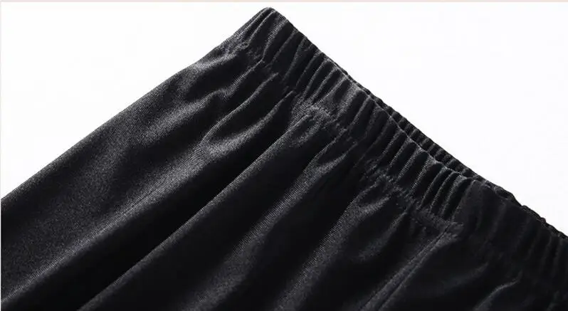 Plus Size 6XL Womens Shiny Black Leggings Lustrous Pants Shaping Pants Leggings High Elastic Sexy Chinlon Leggings