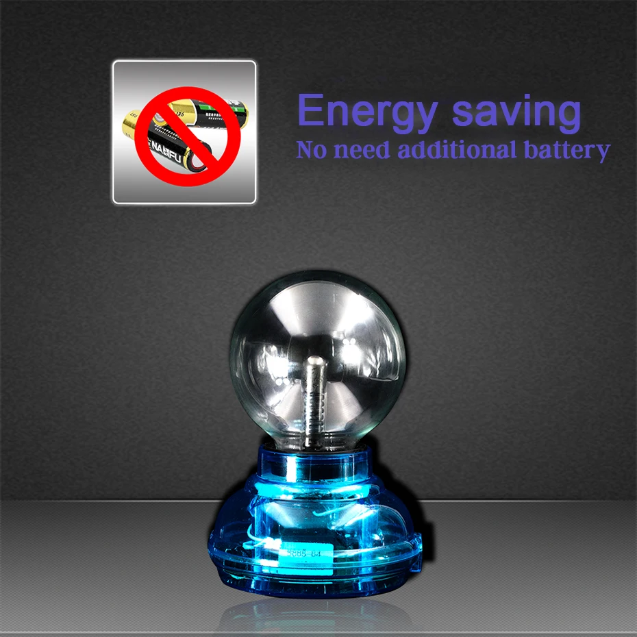 CNSUNNYLIGHT Car Music Sound Control LED USB Plasma Ball Electrostatic Lamp Decoration Atmosphere DJ Lights Party Magic Lighting (8)