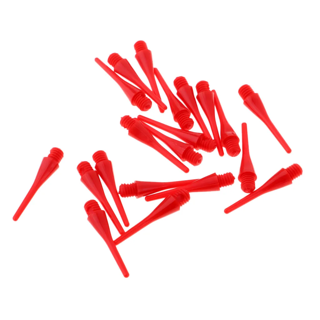 (Pack of 20) 2BA Thread Soft Tip Dart Points for Electronic Dartboard Indoor Game Dart Boards Target Backboard Supplies