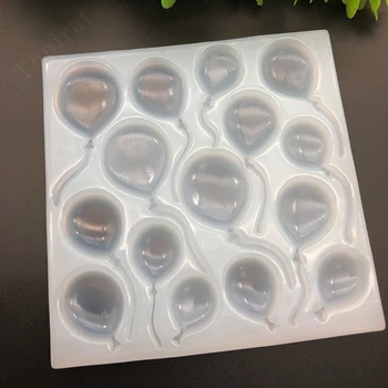

1pcs Festival Balloons UV Liquid Resin Silicone Jewelry Molds for DIY Intersperse Decorate Making Molds Findings