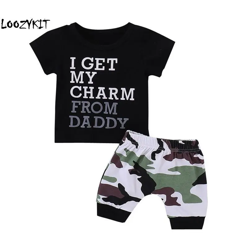 

Loozykit Baby Boy Clothes Summer Newborn Baby Boys Clothes Set Cotton Baby Clothing Suit (Shirt+Pants) Plaid Infant Clothes Set