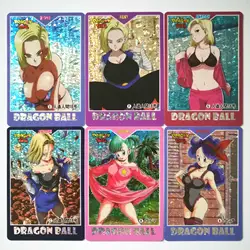 32 шт./компл. супер Dragon Ball-Z герои сражение карты сексуальные Android 18 Гоку Вегета Игра Collection Двухместный шахматы аниме-открытки