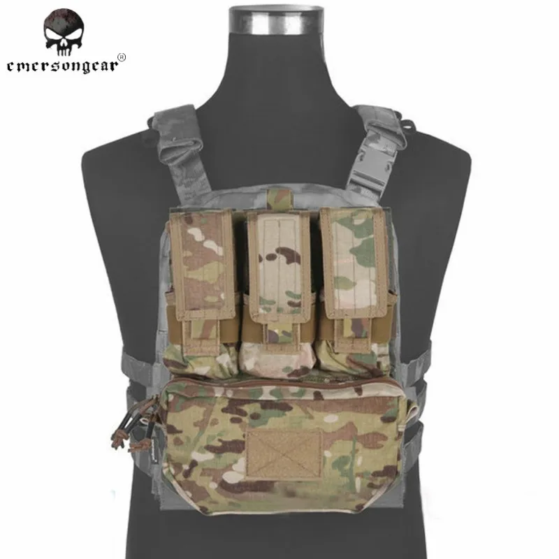 

EMERSON NJPC Seal Special Edition 500D Nylon Airsoft Painball Wargame Vest with 3 Pouches Hunting Chest Protective Vest EM7355