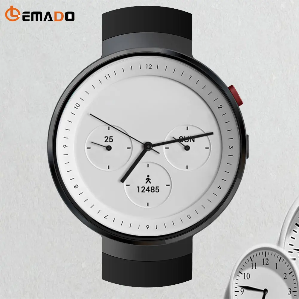 

LEMADO LEM7 4G Smart Watch Android 7.0 Smartwatch Heart Rate Tracker 1GB+16GB Memory with Camera Smart Translation tool for Men