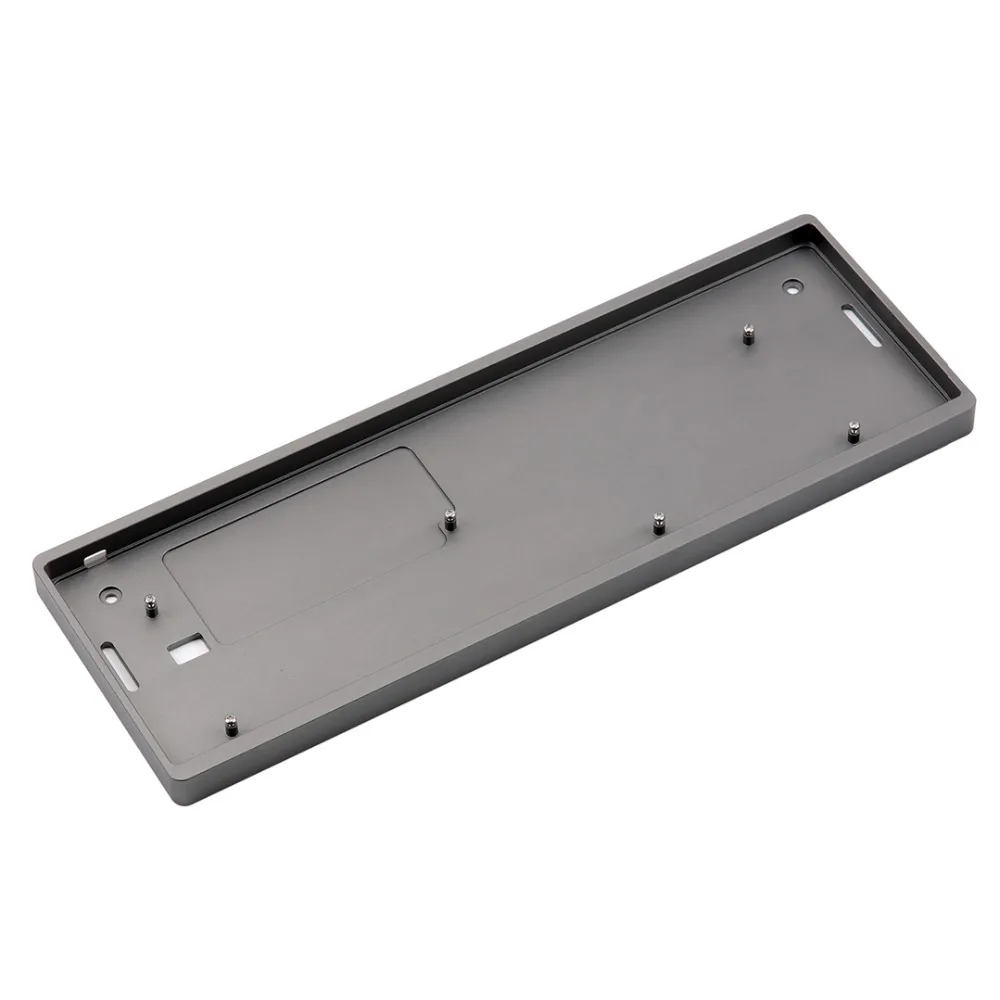 Beste KBDfans Tada68 aluminium case tada68 low profile case zwart grijs zilver kleur