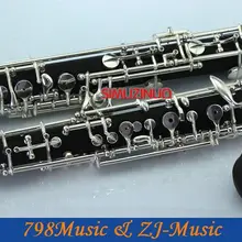 Профессиональный синтез древесины тела гобоя посеребренный Ключ C-полностью автоматический