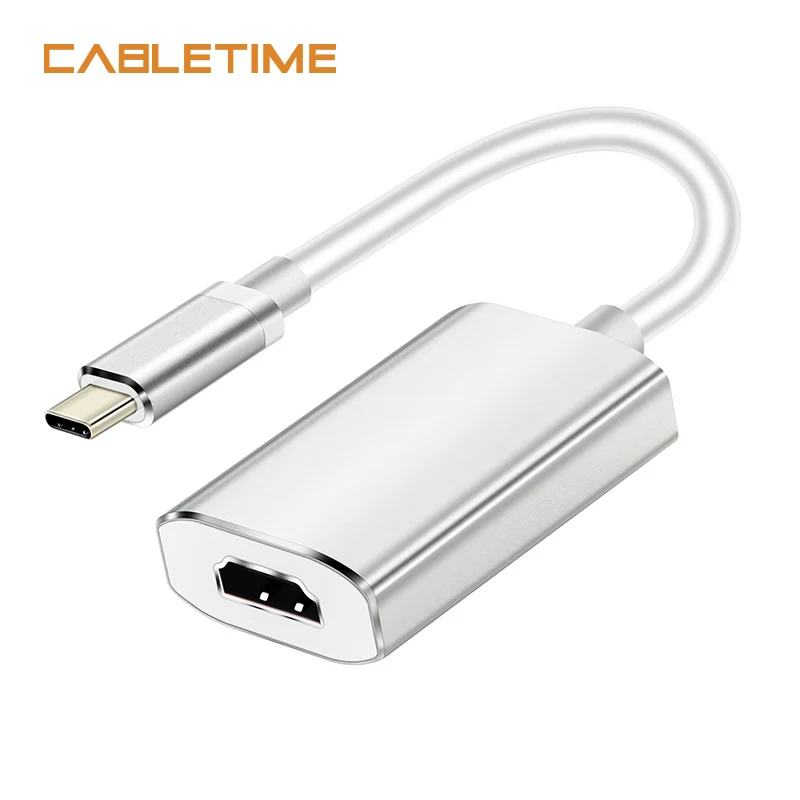 2019 Cabletime USB C HDMI Adapter Type C 3.1 to HDMI 4K 60Hz Converter For HDTV Macbook Galaxy S9/S8 Note 9 Huawei Samsung N125 2019 Cabletime USB C HDMI Adapter Type C 3.1 to HDMI 4K 60Hz Converter For HDTV Macbook Galaxy S9/S8 Note 9 Huawei Samsung N125