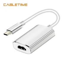 2019 Cabletime USB C HDMI Adapter Type C 3.1 to HDMI 4K 60Hz Converter For HDTV Macbook Galaxy S9/S8 Note 9 Huawei Samsung N125 2019 Cabletime USB C HDMI Adapter Type C 3.1 to HDMI 4K 60Hz Converter For HDTV Macbook Galaxy S9/S8 Note 9 Huawei Samsung N125