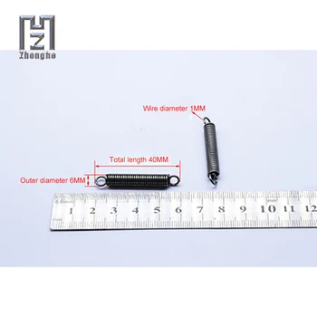 

Hardware Spring Buckle Small Pull Hook High-Strength Return 304 Stainless Steel Short Hook High Quality Brake Steel Spring