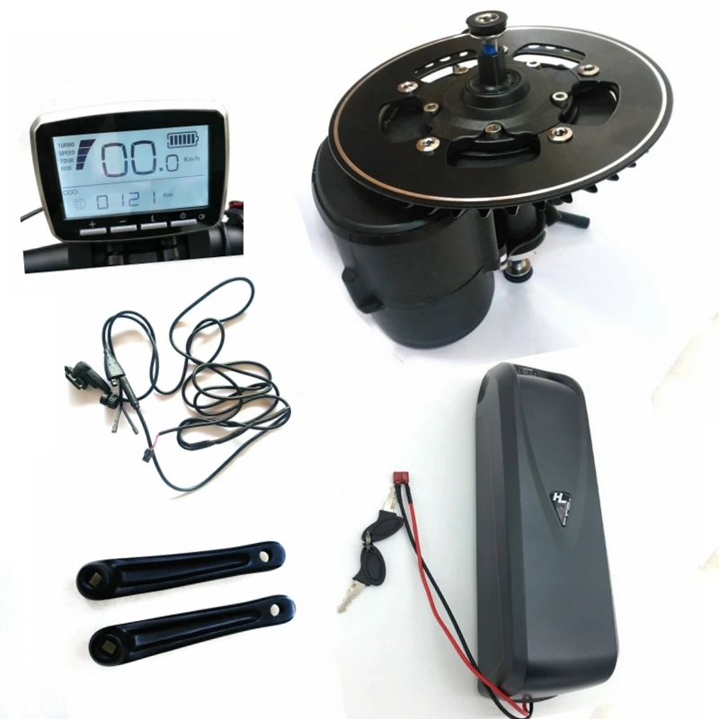 Top FREE SHIPPING 52V 750w Tongsheng TSDZ2 ebike Kit Mid Motor,Torque Sensor Ebike Kit motor with throttle and cutoff brake 0