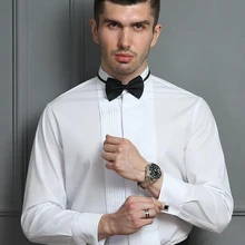 Официальные Сорочки мужские s 5XL плюс Размер Европейский и американский стиль повседневные мужские рубашки летняя одежда название бренда A709