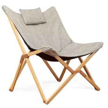 

Beach Chair Outdoor Furniture garden furniture solid wood butterfly chair balcony folding chair chaise silla plegable cadeira