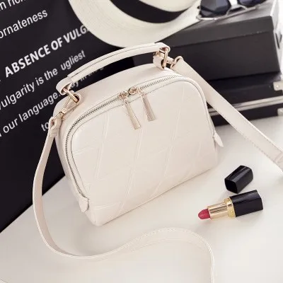 2016-New-Fashion-Women-Solid-PU-Leather-Handbag-High-Quality-Chain-Shoulder-Lady-Messenger-Bag-Candy