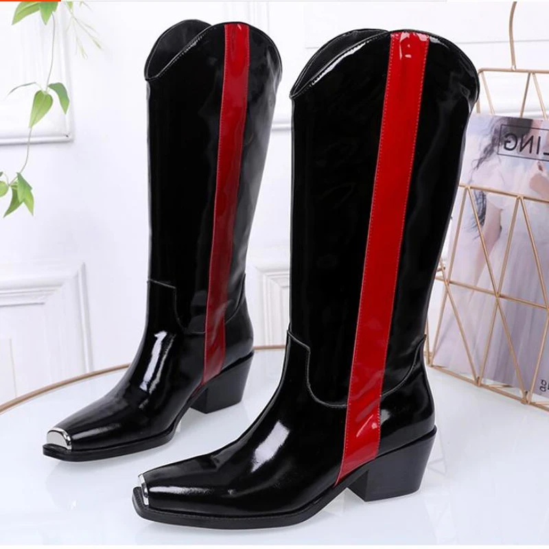 Show 2018 Botas Alta Diseñador As Moda La as De Rodilla Lujo Mujer Chic Caballero Mujer Show ZqwZYU