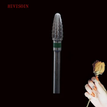 

HIVISOIN-5pcs- Carbide Nail Drill Bit -Mini Cone - (60140010)-Silver