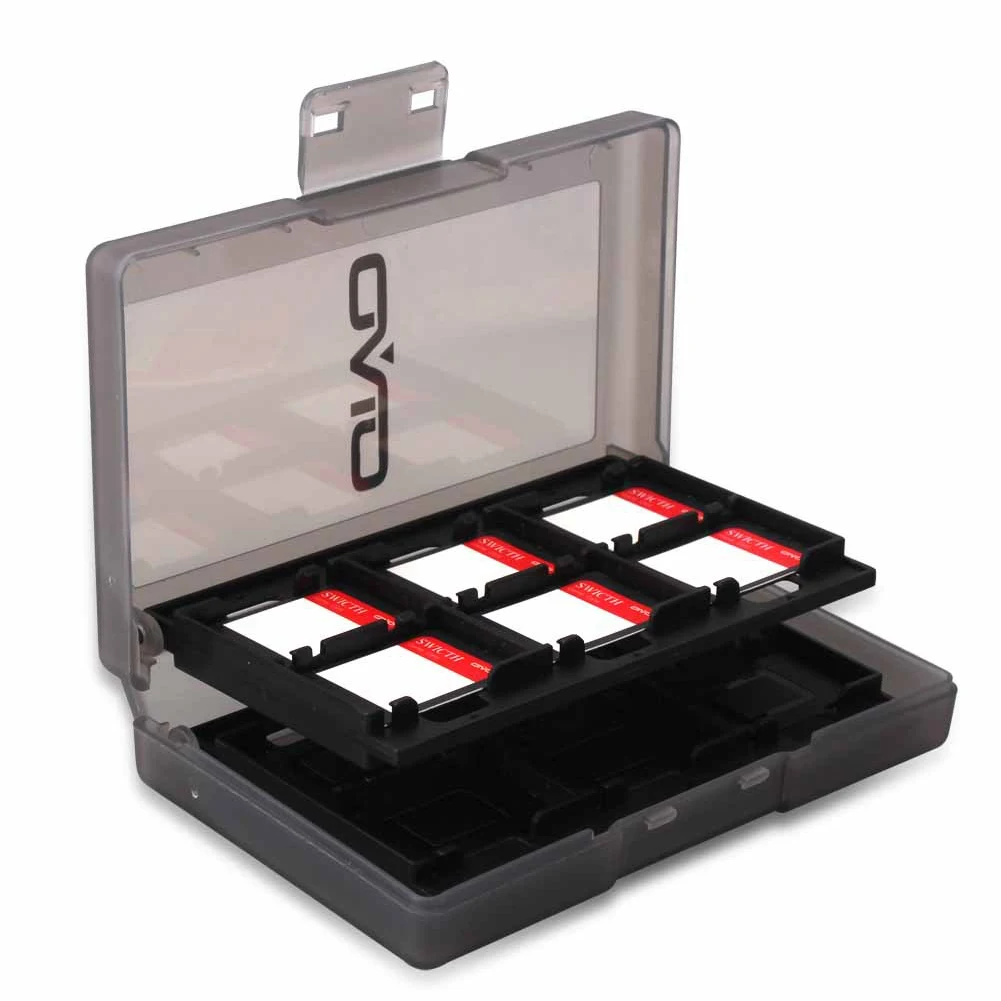 

Protective Compact 24 Bit Cover Plastic Accessories Organizer Convenient Game Card Case Storage Box Durable For Nintendo Switch