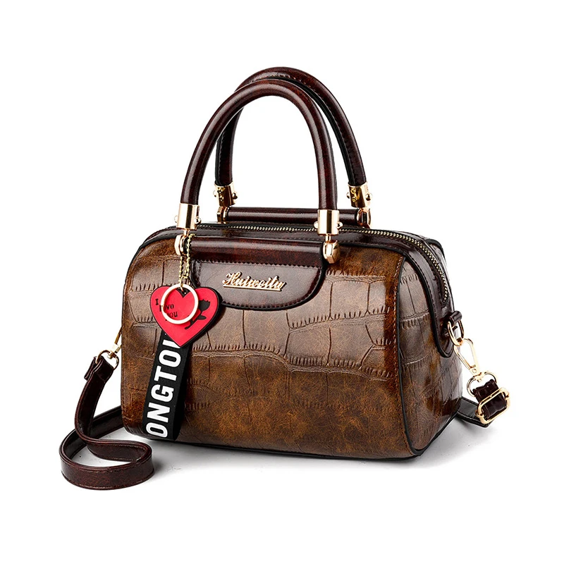 

Chain Plaid Bag for Women 2019 New Style Letter Crossbody Shoulder Bags Female High Capacity Femme Women Leather Handbags XBC040