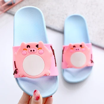 

Children's Slippers Summer Shoes Boys Non-slip Soft Bottom Indoor Shoes Kids Baby Home Slippers Girls Baby Beach Sandals