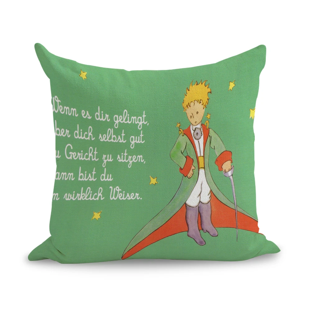 Маленький принц Звезда ночь Мультяшные подушки льняной диван сиденье подушечка диванная подушка домашний Декор подарок