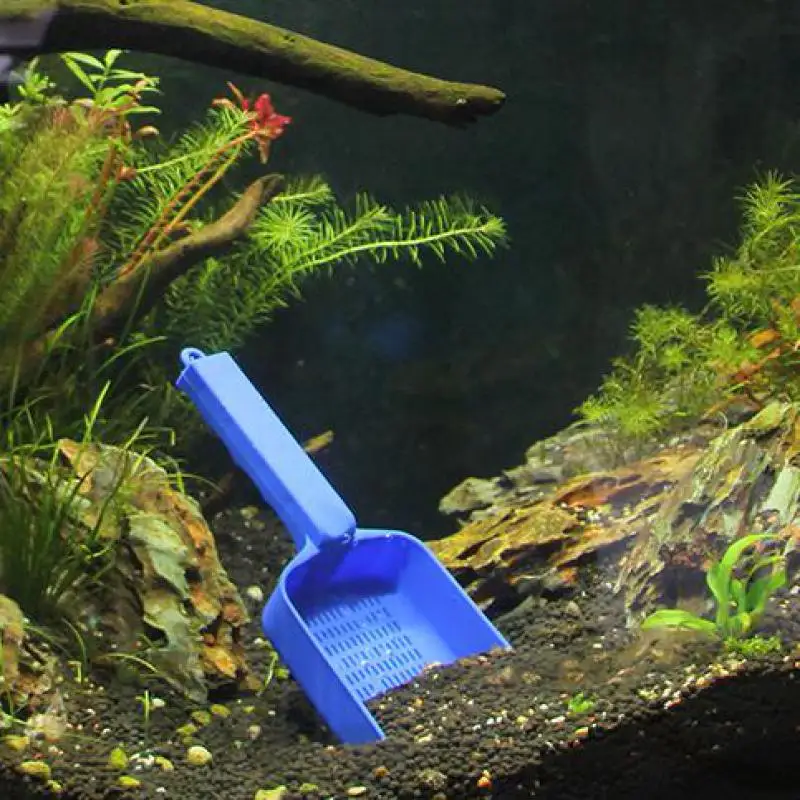 27cm Plastic Aquarium Gravel Sand Shovel Aquarium Cleaner