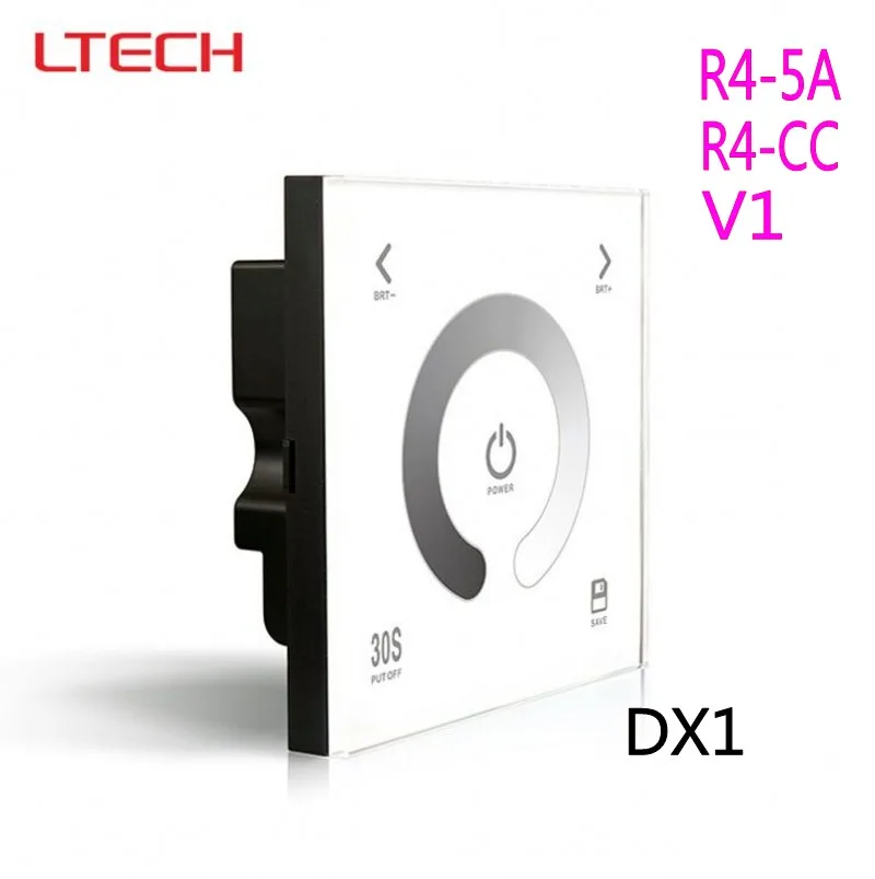 LTECH DMX512 DX1 Led Dimmer Controller Glass Wall mouted Touch Panel