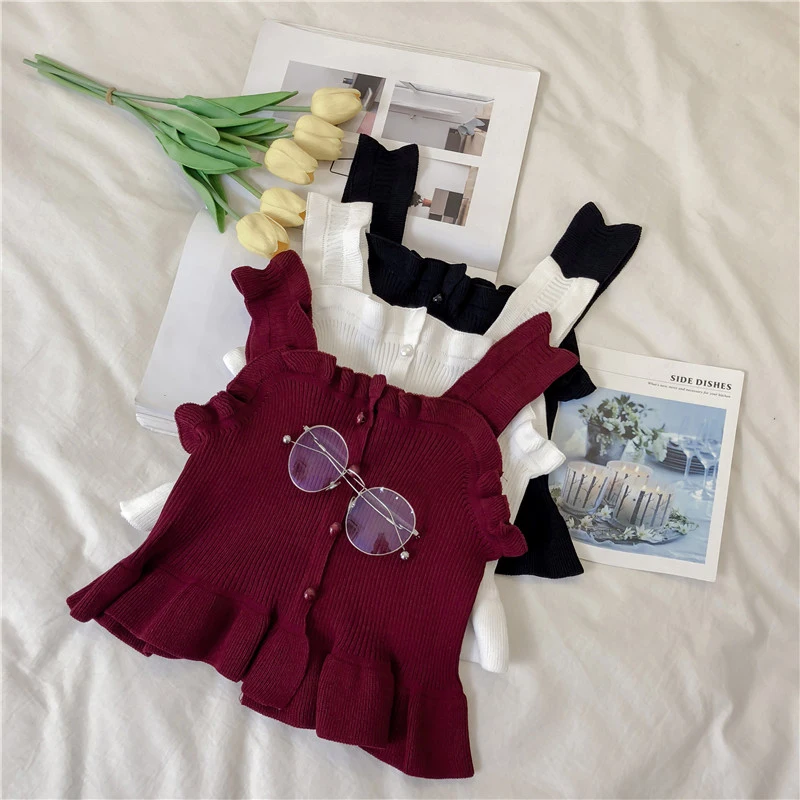 

solid Sling Bodysuit Women Sexy Sleeveless Summer Tops Female Summer Wear Suspenders Short Tube Top Stretch Knit Vest Knit Slin