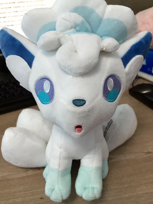 

New Arrival 2017 Poke-mon Alola Vulpix stuffed Plush Doll 8" Kids Gifts