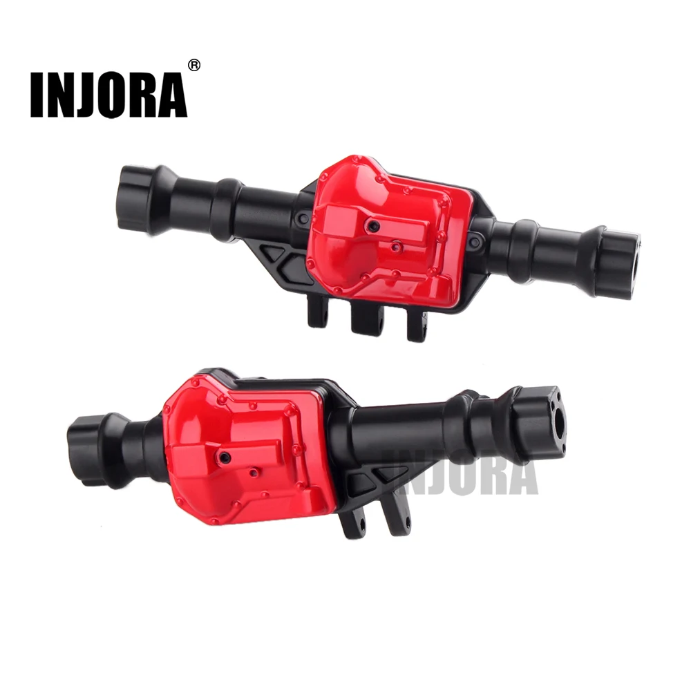 INJORA Front & Rear Alloy Metal Axle Shell Axle Housing 300g for 1/10 RC Crawler Traxxas TRX-4 & TRX4 Bronco Upgrade Parts INJORA Front & Rear Alloy Metal Axle Shell Axle Housing 300g for 1/10 RC Crawler Traxxas TRX-4 & TRX4 Bronco Upgrade Parts