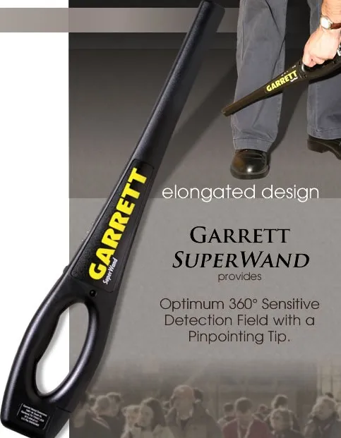 

FREE shipping Wholesale-High-sensitivity Super Wand Carrett 1165800+ 360-degree Hand Held Metal Detector