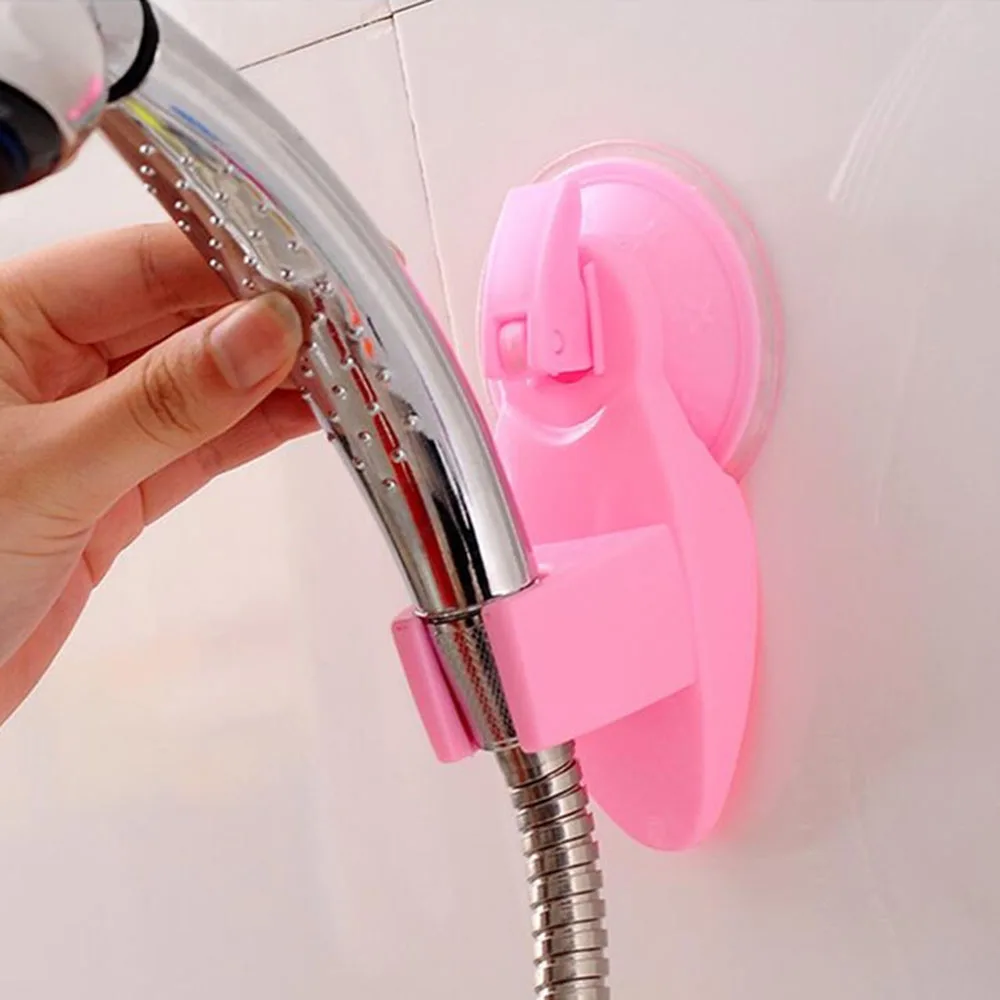 

Strong suction cup shower nozzle flower sprinkler base fixed seat bracket shower bracket For Home Bathroom Supplies Accessories