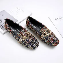 Mulher sapatos planos de inverno quente pele apartamentos senhora deslizamento em mocassins respiráveis plus size 43 sapatos lona calçados casuais alpercatas