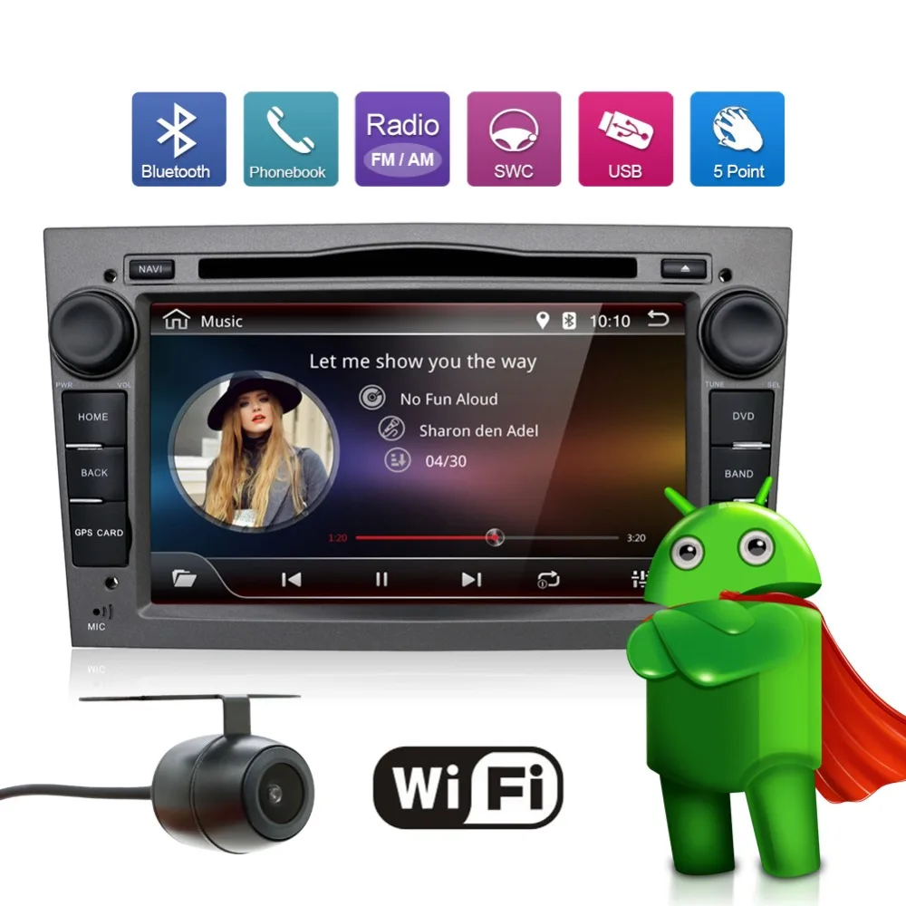 

7inch Android 8.0 Car Player for Opel Universal Two Din Radio Car DVD for Opel Astra Antara Zafira Corsa Car GPS